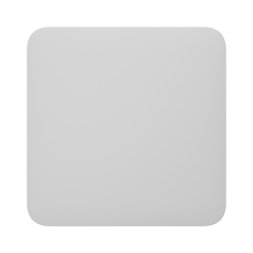 Заглушка монтажної коробки Ajax CoverPlate SoloCover (CP) White