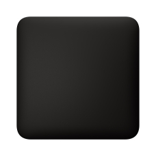 Заглушка монтажної коробки Ajax CoverPlate SoloCover (CP) Black