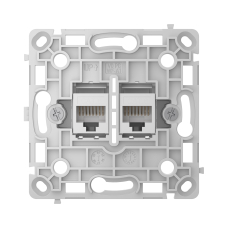 Механізм розетки Ajax OutletCore (LAN) Vertical White
