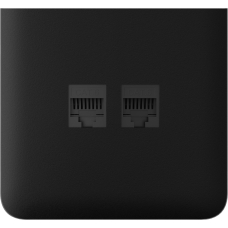 Бічна панель для вбудованої інтернет-розетки Ajax SideCover (LAN) vertical Black