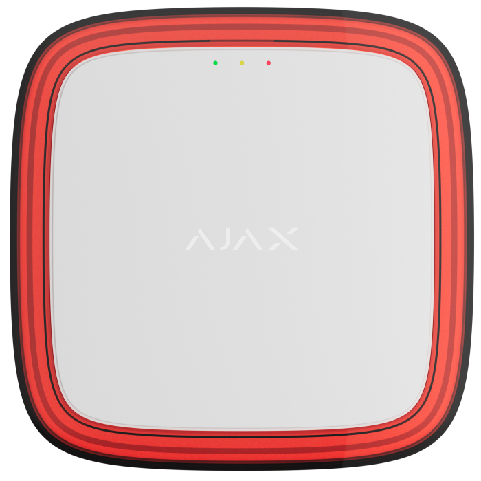 Бездротовий адресний пожежний оповіщувач світловий Ajax EN54 FireProtect (VAD) Jeweller White