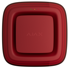 Бездротовий адресний пожежний оповіщувач світлозвуковий Ajax EN54 FireProtect (Sounder/VAD) Jeweller Red