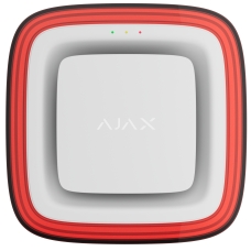 Бездротовий адресний пожежний оповіщувач світлозвуковий Ajax EN54 FireProtect (Sounder/VAD) Jeweller White