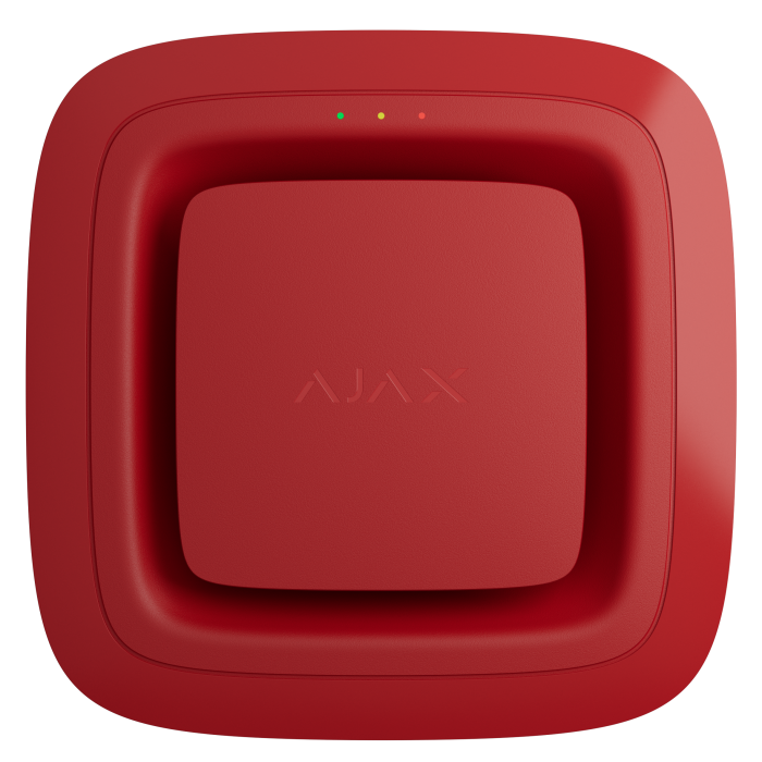 Бездротовий адресний пожежний оповіщувач звуковий Ajax EN54 FireProtect (Sounder) Jeweller Red