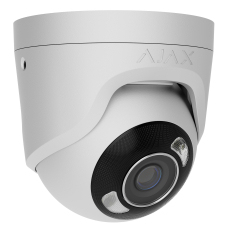 Дротова охоронна IP-камера Ajax TurretCam HL (5 Mp/2,8 mm) White