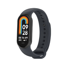 Ремешок для фитнес-браслета Xiaomi Mi Band 8/9/10 Silicone Series - Dark Grey