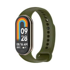 Ремешок для фитнес-браслета Xiaomi Mi Band 8/9/10 Silicone Series - Meditation Green