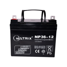 Батарея до ДБЖ Matrix 12V 36AH (NP36-12) UA