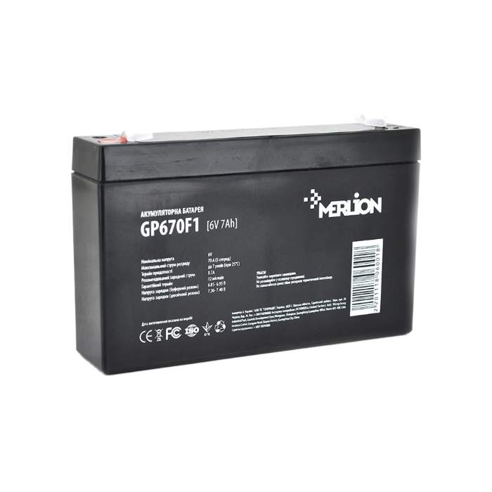 Батарея до ДБЖ Merlion 6V-7Ah (GP670F1) UA