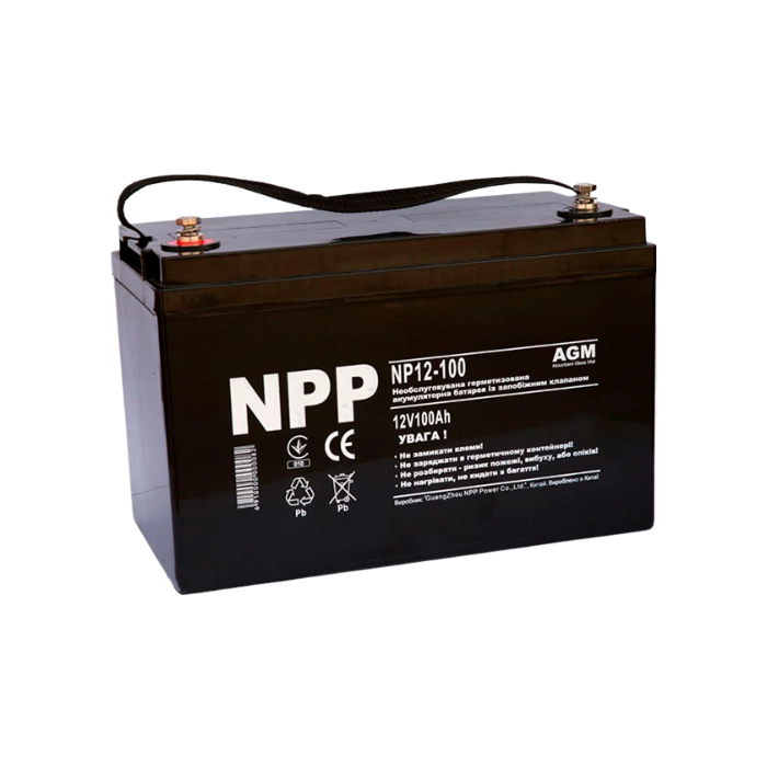 Батарея до ДБЖ NPP 12В 100 Ач (NP12-100) UA