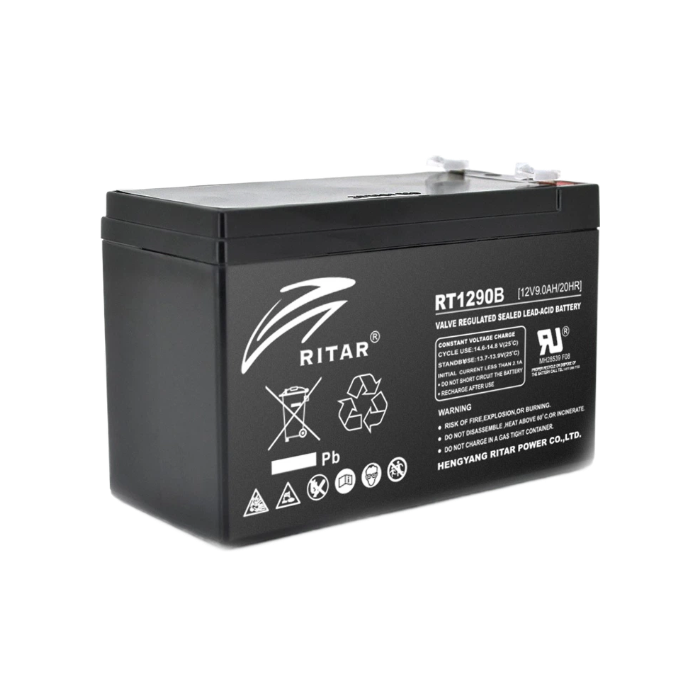 Батарея до ДБЖ Ritar AGM 12V-9Ah, Black (RT1290B) UA