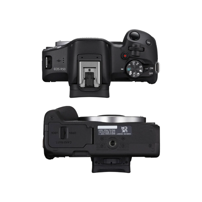 Canon EOS R50 kit RF-S 18-45mm IS STM + RF-S 55-210mm IS STM Black