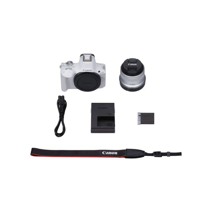 Canon EOS R50 + RF-S 18-45mm F4.5-6.3 IS STM White
