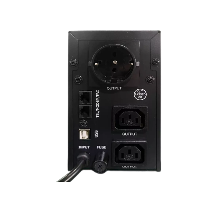 ДБЖ Energenie EG-UPS-032, LCD дісплей, USB порт, 850 ВА (510 Ватт), AVR