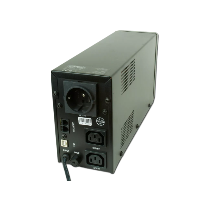 ДБЖ Energenie EG-UPS-032, LCD дісплей, USB порт, 850 ВА (510 Ватт), AVR