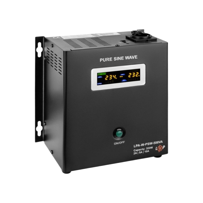 ИБП Logicpower LPA-W-PSW-500VA (350Вт) 2A/5A/10A с правильной синусоидой 12В