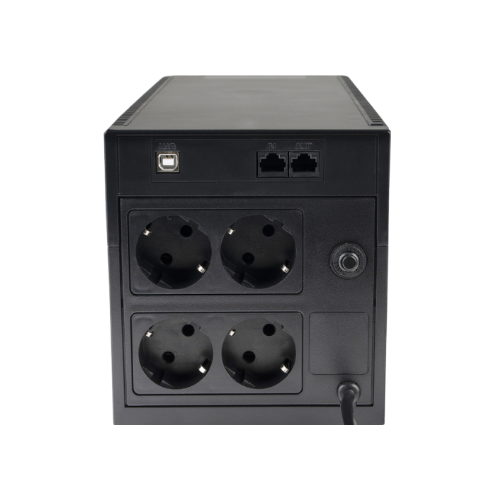 ДБЖ PowerCom RPT-2000AP SCHUKO, 2000VA/1200W line-interactive USB 4 SCHUKO