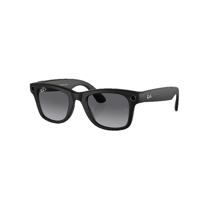 Ray-Ban Meta Wayfarer Matte Black Frame Graphite Lenses