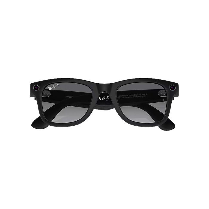 Ray-Ban Meta Wayfarer Matte Black Frame Graphite Lenses