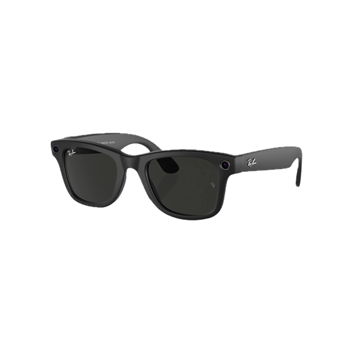 Ray-Ban Meta Wayfarer Standard Matte Black/Clear to G-15 Green Transitions