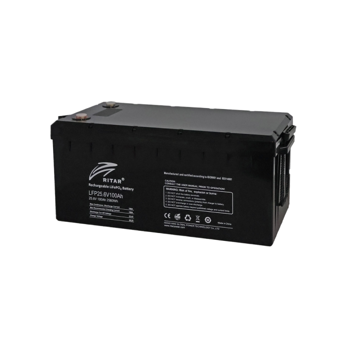 Акумуляторна батарея ДБЖ RITAR LFP25.6V100Ah G1, 24 В 100 Aгод, LiFePo4