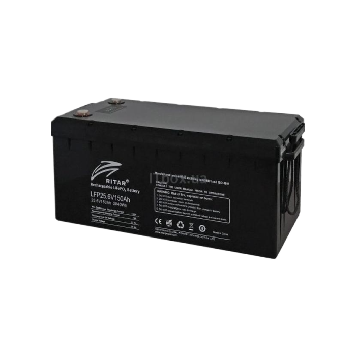 Акумуляторна батарея ДБЖ RITAR LFP25.6V150Ah G2, 24 В 150 Aгод, LiFePo4