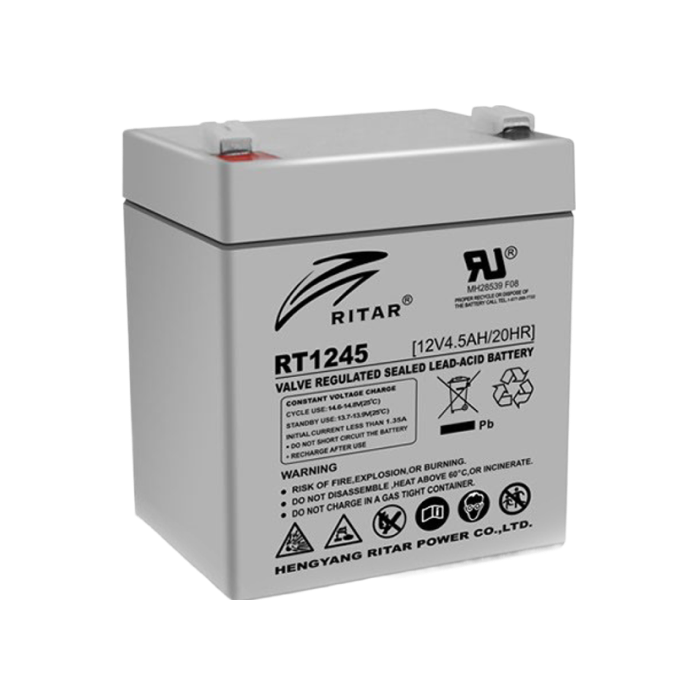 Батарея для ДБЖ 12В 4.5Ач ДБЖ RITAR RT1245
