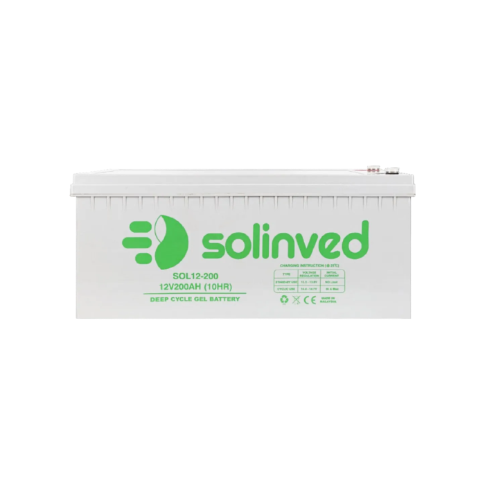 Акумулятор гелевий SOLINVED  200-12 GEL 12V 200 Ah Q1/48