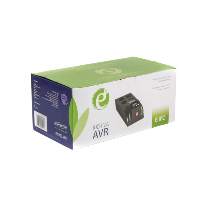 Стабілізатор EnerGenie EG-AVR-E1000-01 220 В, 1000 ВА (600 Вт)