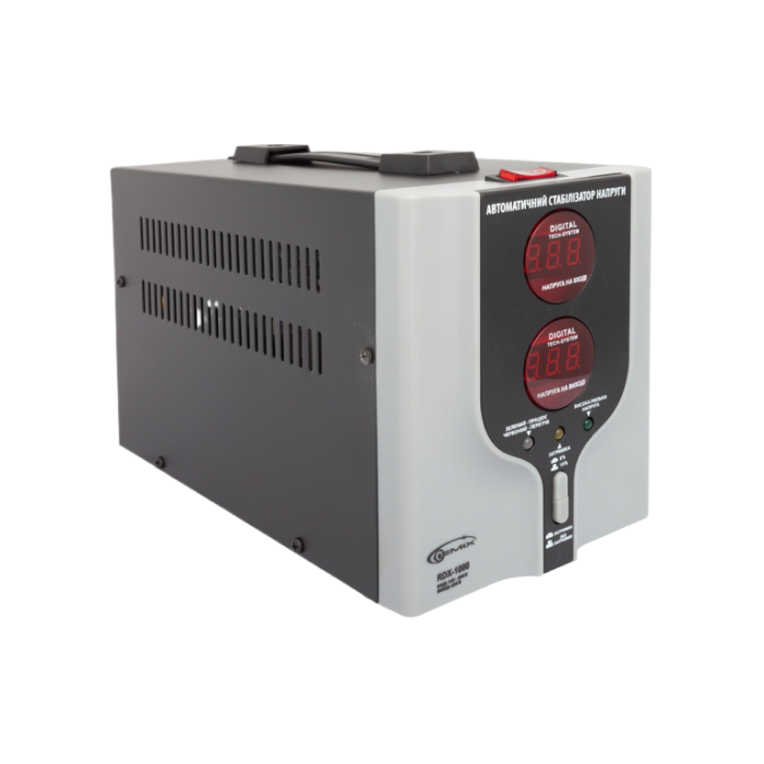 Стабилизатор Gemix RDX-1000, цифровой релейный, 700Вт.