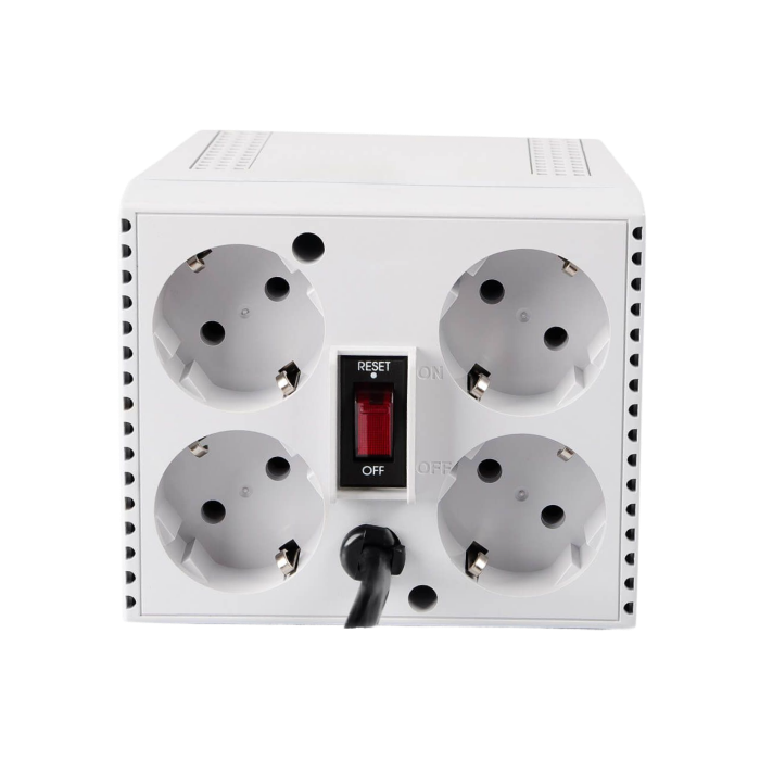 Стабілізатор Powercom TCA-1200, 600Вт, вхід 220В+/-20%, вихід 220V +/- 7%