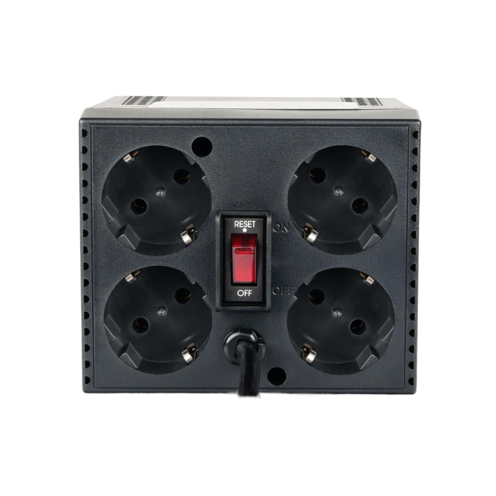 Стабілізатор Powercom TCA-600 , 300Вт, вхід 220В+/-20%, вихід 220V +/- 7%