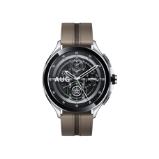 Смарт-часы Xiaomi Watch 2 Pro Bluetooth Silver Case with Brown Leather Strap