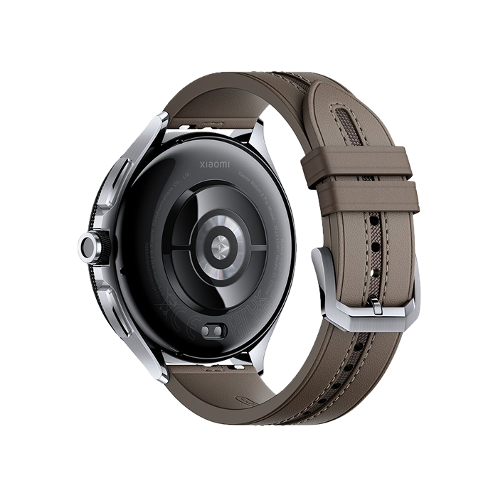 Смарт-часы Xiaomi Watch 2 Pro Bluetooth Silver Case with Brown Leather Strap