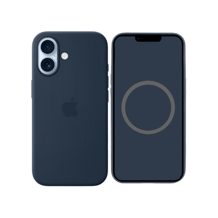 Apple iPhone 17 Silicone Case + MagSafe (Camera Control) Midnight