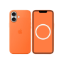 Apple iPhone 17 Silicone Case + MagSafe (Camera Control) Orange