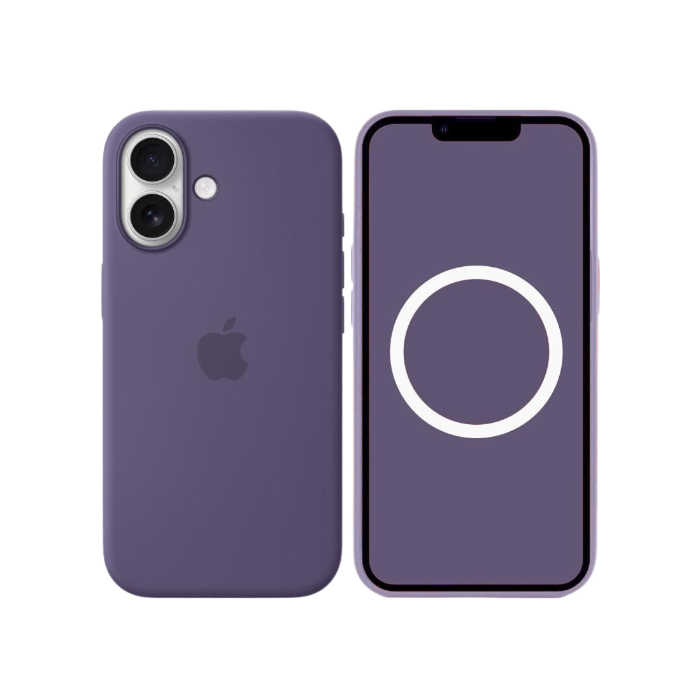 Apple iPhone 17 Silicone Case + MagSafe (Camera Control) Purple Fog