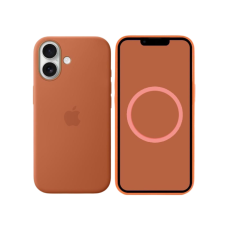 Apple iPhone 17 Silicone Case + MagSafe (Camera Control) Terra Cotta
