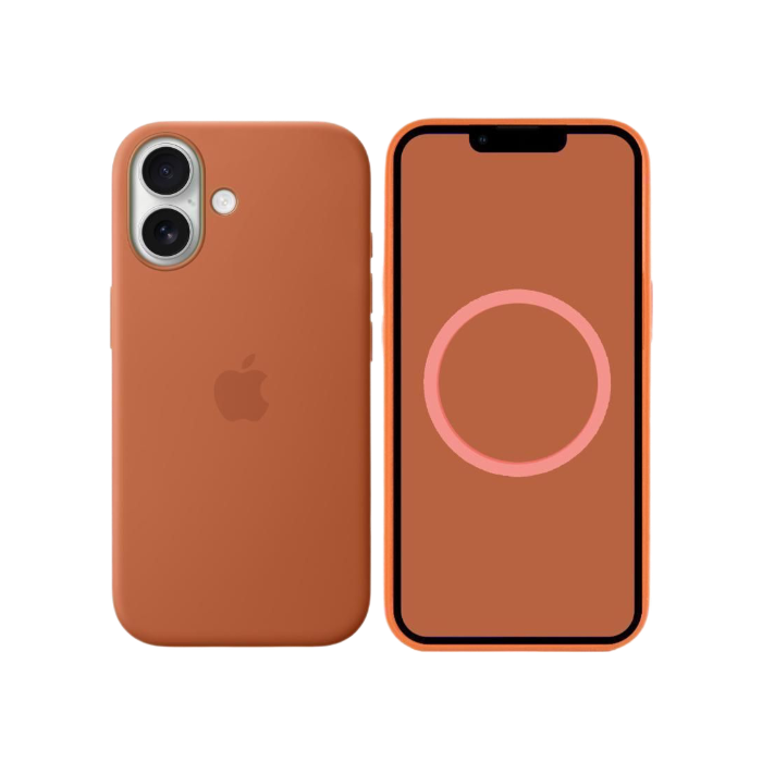 Apple iPhone 17 Silicone Case + MagSafe (Camera Control) Terra Cotta