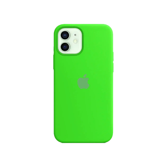 Чохол Silicone Case Full Cover iPhone 12 mini (Lime green)