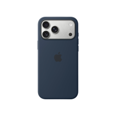 Apple iPhone 17 Pro Max Silicone Case + MagSafe (Camera Control) Anchor Blue