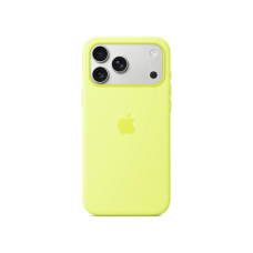 Apple iPhone 17 Pro Max Silicone Case + MagSafe (Camera Control) Neon Yellow