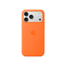 Apple iPhone 17 Pro Max Silicone Case + MagSafe (Camera Control) Orange