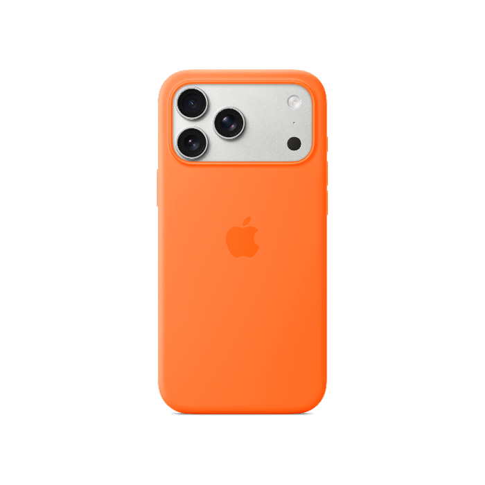 Apple iPhone 17 Pro Silicone Case + MagSafe (Camera Control) Orange