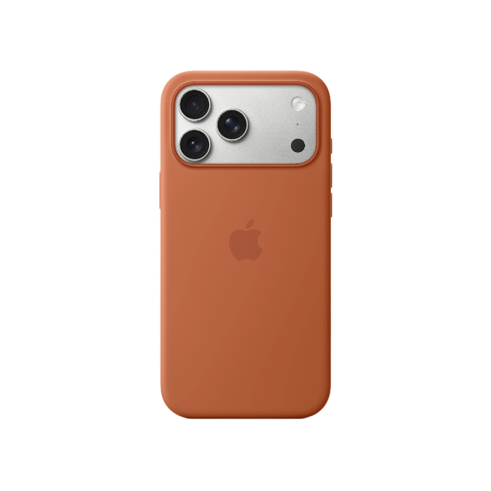 Apple iPhone 17 Pro Silicone Case + MagSafe (Camera Control) Terra Cotta