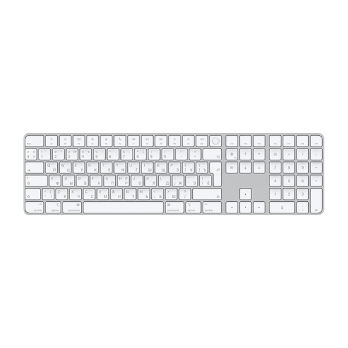 Apple Magic Keyboard with Touch ID and Numeric Keypad Silver (MK2C3)