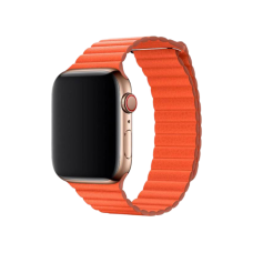 Ремінець Apple Watch Color Leather 42/44/45/49 mm (orange)