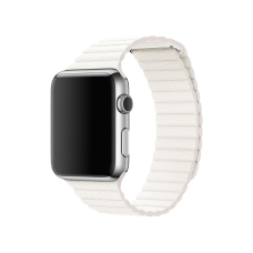 Ремінець Apple Watch Color Leather 42/44/45/49 mm (white)