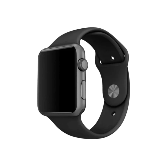 Ремінець Apple Watch Sport Band 42/44/45/49 mm (M) 2pcs (black)