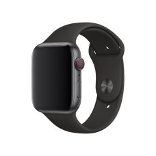Спортивный ремешок для Apple Watch 38/40 мм - Black (copy)